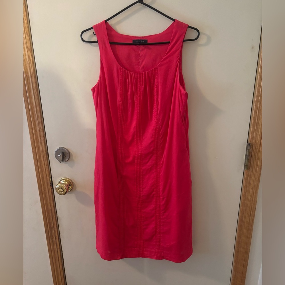 Land’s End pink sleeveless dress size 6.